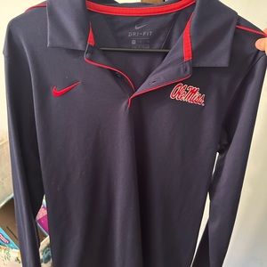 Nike Dri-Fit Ole Miss Dress Shirt